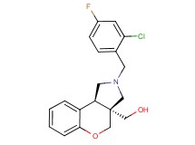[(3aS*,9bS*)-2-(2-chloro-4-fluorobenzyl)-1,2,3,9b-tetrahydrochromeno[3,4-c]pyrrol-3a(4H)-yl]methanol