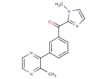 (1-methyl-1H-imidazol-2-yl)[3-(3-methylpyrazin-2-yl)phenyl]methanone