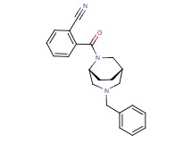 2-{[(1S*,5R*)-3-benzyl-3,6-diazabicyclo[3.2.2]non-6-yl]carbonyl}benzonitrile