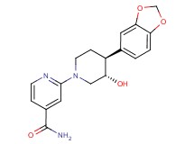 2-[(3S*,4S*)-4-(1,3-benzodioxol-5-yl)-3-hydroxypiperidin-1-yl]isonicotinamide