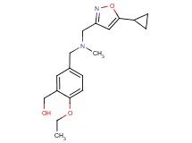 (5-{[[(5-cyclopropylisoxazol-3-yl)methyl](methyl)amino]methyl}-2-ethoxyphenyl)methanol