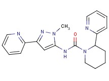 N-(1-methyl-3-pyridin-2-yl-1H-pyrazol-5-yl)-2-pyridin-2-ylpiperidine-1-carboxamide