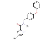 N,4-dimethyl-N-(4-phenoxybenzyl)-1H-pyrrole-2-carboxamide