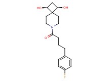 (1R*,3S*)-7-[4-(4-fluorophenyl)butanoyl]-7-azaspiro[3.5]nonane-1,3-diol