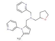 1-(5-methyl-1-pyridin-3-yl-1H-pyrrol-2-yl)-N-(pyridin-2-ylmethyl)-N-(tetrahydrofuran-2-ylmethyl)methanamine