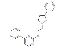 N-[2-(3-phenyl-1-pyrrolidinyl)ethyl]-4-(3-pyridinyl)-2-pyrimidinamine