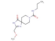2-(methoxymethyl)-4-oxo-N-propyl-1,3,8-triazaspiro[4.5]dec-1-ene-8-carboxamide