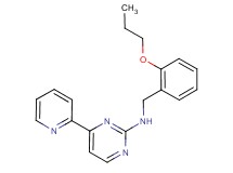 N-(2-propoxybenzyl)-4-(2-pyridinyl)-2-pyrimidinamine
