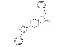 2-benzyl-8-(5-phenyl-1,2,4-oxadiazol-3-yl)-2,8-diazaspiro[4.5]decan-3-one