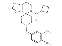 5-(cyclobutylcarbonyl)-1'-(3,4-dimethylbenzyl)-1,5,6,7-tetrahydrospiro[imidazo[4,5-c]pyridine-4,4'-piperidine]