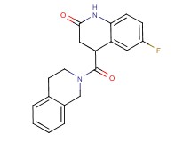 4-(3,4-dihydro-2(1H)-isoquinolinylcarbonyl)-6-fluoro-3,4-dihydro-2(1H)-quinolinone