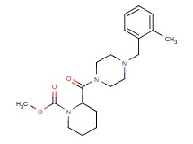 methyl 2-{[4-(2-methylbenzyl)-1-piperazinyl]carbonyl}-1-piperidinecarboxylate