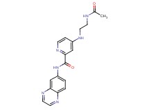 4-{[2-(acetylamino)ethyl]amino}-N-6-quinoxalinyl-2-pyridinecarboxamide