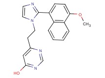 6-{2-[2-(4-methoxy-1-naphthyl)-1H-imidazol-1-yl]ethyl}pyrimidin-4-ol
