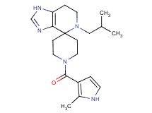 5-isobutyl-1'-[(2-methyl-1H-pyrrol-3-yl)carbonyl]-1,5,6,7-tetrahydrospiro[imidazo[4,5-c]pyridine-4,4'-piperidine]