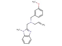 N-(3-methoxybenzyl)-N-[(1-methyl-1H-benzimidazol-2-yl)methyl]prop-2-en-1-amine