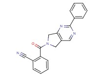 2-[(2-phenyl-5,7-dihydro-6H-pyrrolo[3,4-d]pyrimidin-6-yl)carbonyl]benzonitrile
