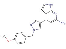 4-[1-(4-methoxybenzyl)-1H-pyrazol-4-yl]-1H-pyrrolo[2,3-b]pyridin-6-amine