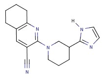 2-[3-(1H-imidazol-2-yl)-1-piperidinyl]-5,6,7,8-tetrahydro-3-quinolinecarbonitrile