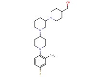 [1''-(4-fluoro-2-methylphenyl)-1,3':1',4''-terpiperidin-4-yl]methanol