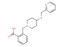 2-{[4-(pyridin-2-ylmethoxy)piperidin-1-yl]methyl}benzoic acid