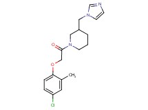 1-[(4-chloro-2-methylphenoxy)acetyl]-3-(1H-imidazol-1-ylmethyl)piperidine