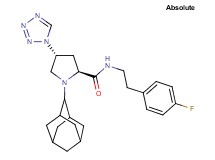 (4R)-1-(2-adamantyl)-N-[2-(4-fluorophenyl)ethyl]-4-(1H-tetrazol-1-yl)-L-prolinamide