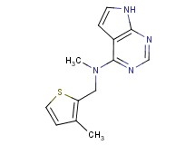 N-methyl-N-[(3-methyl-2-thienyl)methyl]-7H-pyrrolo[2,3-d]pyrimidin-4-amine