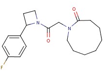 1-{2-[2-(4-fluorophenyl)azetidin-1-yl]-2-oxoethyl}azonan-2-one