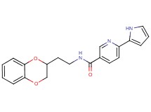 N-[2-(2,3-dihydro-1,4-benzodioxin-2-yl)ethyl]-6-(1H-pyrrol-2-yl)nicotinamide