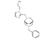 (1S*,5R*)-3-benzyl-6-[(1-propyl-1H-imidazol-2-yl)methyl]-3,6-diazabicyclo[3.2.2]nonane