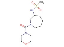 N-[1-(morpholin-4-ylcarbonyl)azepan-3-yl]methanesulfonamide