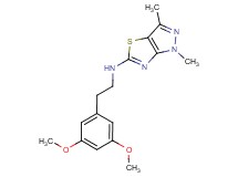 N-[2-(3,5-dimethoxyphenyl)ethyl]-1,3-dimethyl-1H-pyrazolo[3,4-d][1,3]thiazol-5-amine