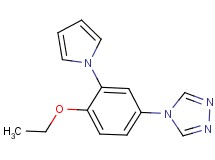 4-[4-ethoxy-3-(1H-pyrrol-1-yl)phenyl]-4H-1,2,4-triazole