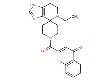2-[(5-ethyl-1,5,6,7-tetrahydro-1'H-spiro[imidazo[4,5-c]pyridine-4,4'-piperidin]-1'-yl)carbonyl]-4H-chromen-4-one