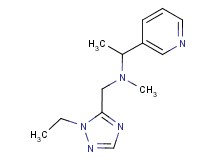 N-[(1-ethyl-1H-1,2,4-triazol-5-yl)methyl]-N-methyl-1-pyridin-3-ylethanamine