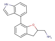 1-[7-(1H-indol-4-yl)-2,3-dihydro-1-benzofuran-2-yl]methanamine