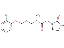 N-[3-(2-chlorophenoxy)propyl]-N-methyl-2-(2-oxoimidazolidin-1-yl)acetamide