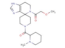 5-(methoxyacetyl)-1'-[(1-methylpiperidin-2-yl)carbonyl]-1,5,6,7-tetrahydrospiro[imidazo[4,5-c]pyridine-4,4'-piperidine]