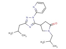1-isobutyl-4-(3-isobutyl-1-pyridin-2-yl-1H-1,2,4-triazol-5-yl)pyrrolidin-2-one