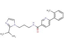 N-[3-(2-isopropyl-1H-imidazol-1-yl)propyl]-6-(2-methylphenyl)nicotinamide