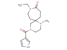 9-ethyl-1-methyl-4-(1H-pyrrol-3-ylcarbonyl)-1,4,9-triazaspiro[5.6]dodecan-10-one