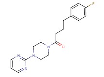 2-{4-[4-(4-fluorophenyl)butanoyl]-1-piperazinyl}pyrimidine trifluoroacetate