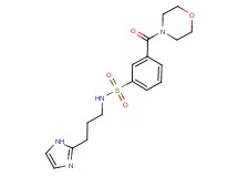 N-[3-(1H-imidazol-2-yl)propyl]-3-(morpholin-4-ylcarbonyl)benzenesulfonamide