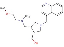 [(3R*,4R*)-4-{[(2-methoxyethyl)(methyl)amino]methyl}-1-(quinolin-4-ylmethyl)pyrrolidin-3-yl]methanol