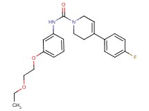 N-[3-(2-ethoxyethoxy)phenyl]-4-(4-fluorophenyl)-3,6-dihydropyridine-1(2H)-carboxamide