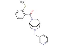 (1S*,5R*)-6-[2-(methylthio)benzoyl]-3-(3-pyridinylmethyl)-3,6-diazabicyclo[3.2.2]nonane