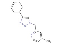 2-[(4-cyclohex-3-en-1-yl-1H-1,2,3-triazol-1-yl)methyl]-4-methylpyridine