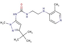 N-(3-tert-butyl-1-methyl-1H-pyrazol-5-yl)-N'-{2-[(3-methylpyridin-4-yl)amino]ethyl}urea