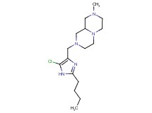 2-[(2-butyl-5-chloro-1H-imidazol-4-yl)methyl]-8-methyloctahydro-2H-pyrazino[1,2-a]pyrazine